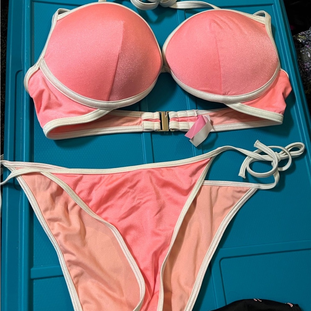 FLAMINGO PINK VS BIKINI SET